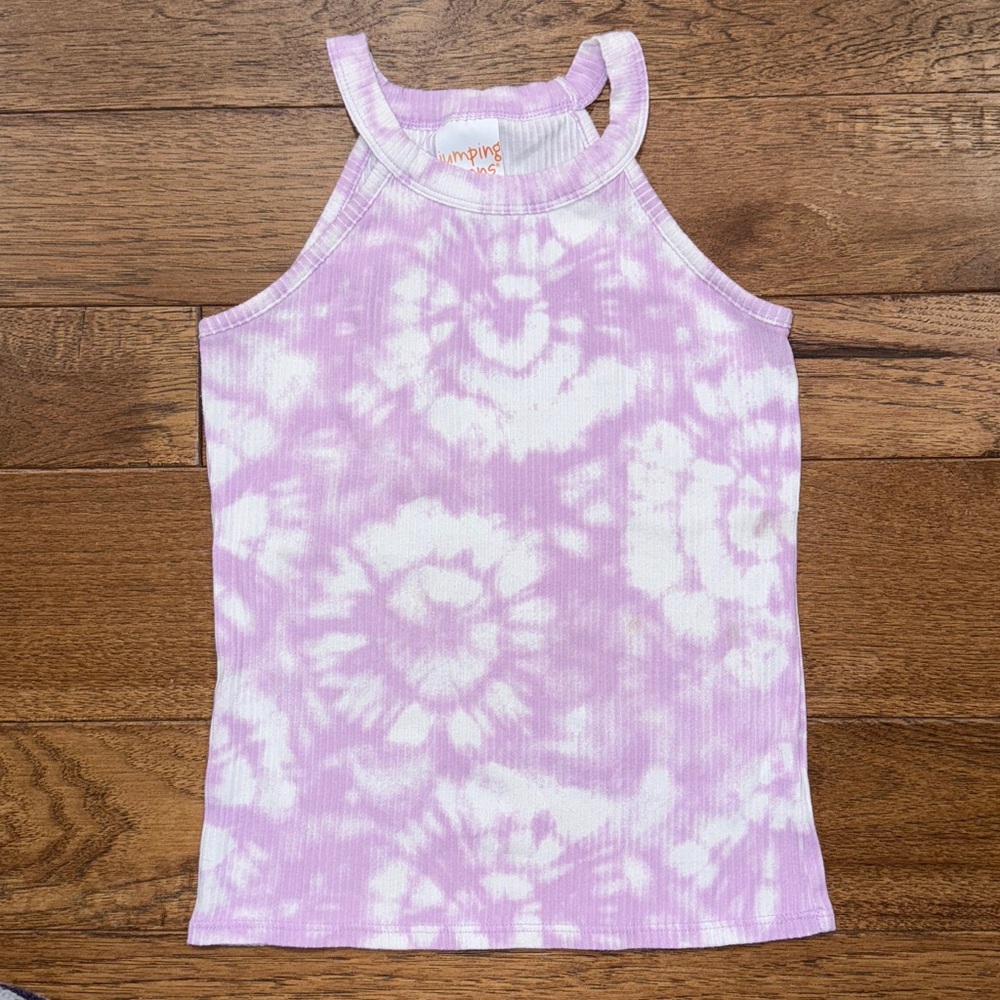 Jumping Beans Girls Racerback Tie Dye Tank Top - Size 7